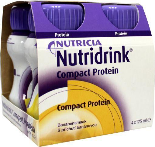Nutricia Compact protein banaan 125 gram 4 Stuks