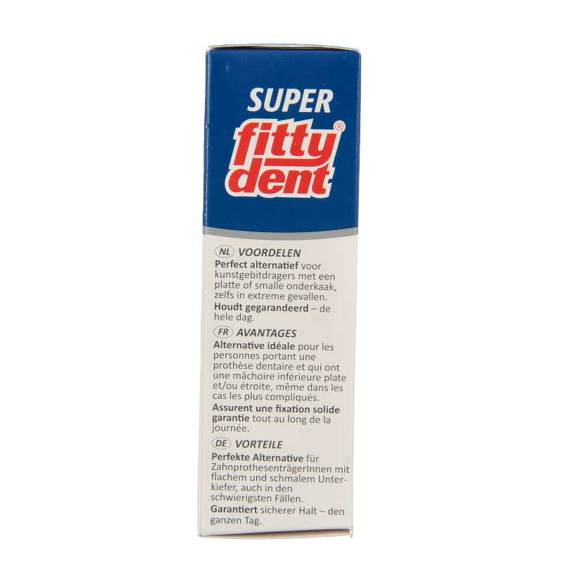 Fittydent Kleefstrips voor onderprothesen 15 Stuks