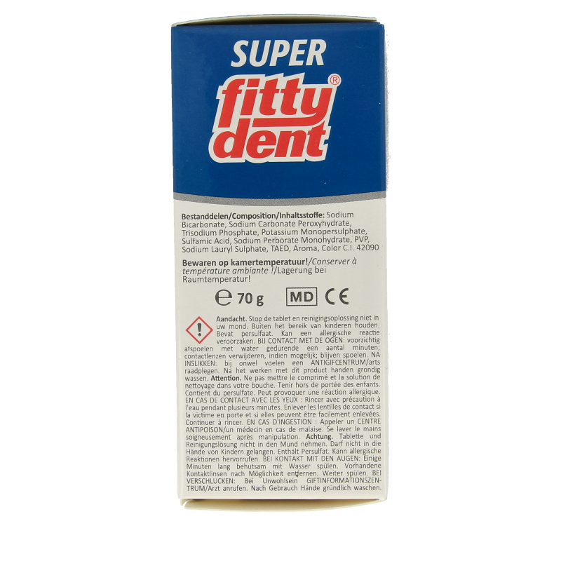 Fittydent Gebitsreinigingstabletten 32 Stuks