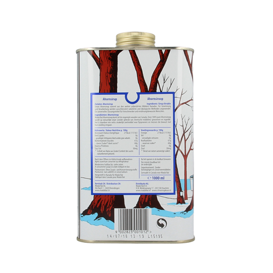 Madal Bal Ahornsiroop C+ bio 1 Liter