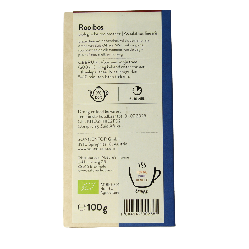 Sonnentor Rooibos kruidenthee los bio 100 Gram