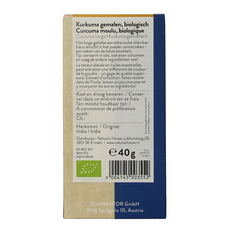 Sonnentor Kurkuma gemalen bio 40 Gram