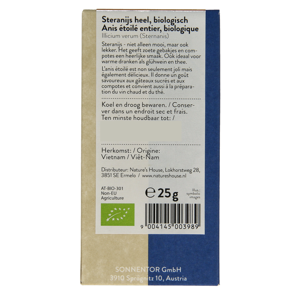Sonnentor Steranijs heel bio 25.00 Gram