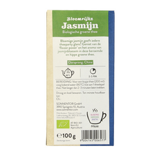 Sonnentor Groene thee jasmijn los bio 100 Gram