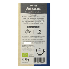Sonnentor Engelse zwarte thee sterke assam los bio 95 Gram