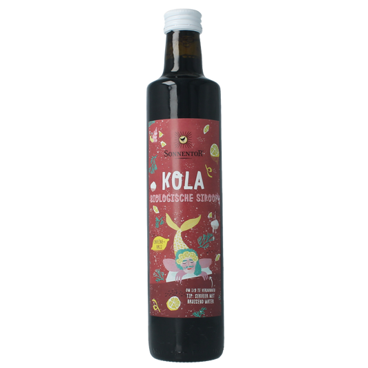 Sonnentor Kola cafeinevrij siroop alcoholvrij bio 500 Milliliter