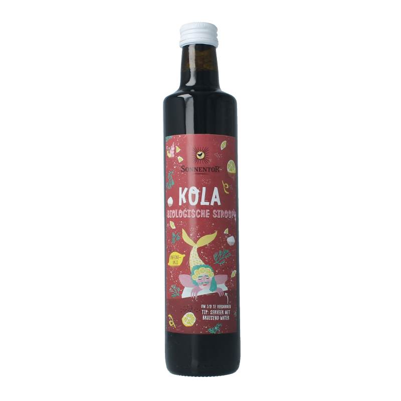 Sonnentor Kola cafeinevrij siroop alcoholvrij bio 500 Milliliter