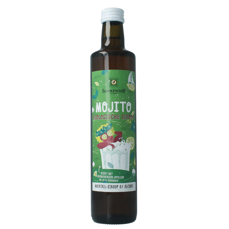Sonnentor Mojito mocktail siroop alcoholvrij bio 500 Milliliter