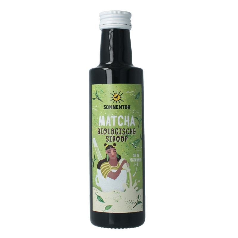 Sonnentor Matcha siroop bio 250 Milliliter