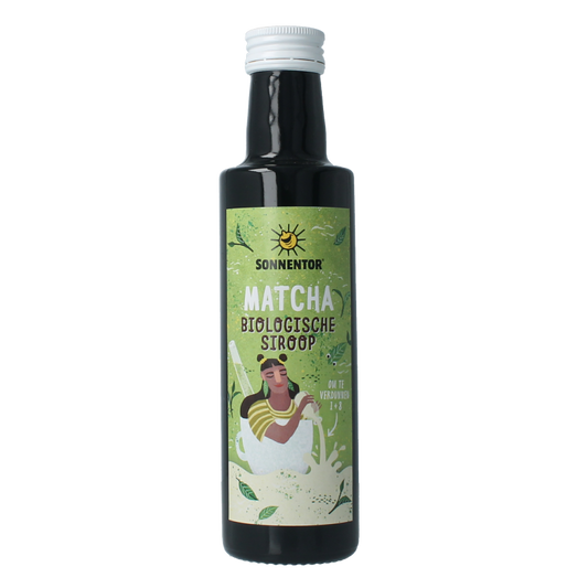 Sonnentor Matcha siroop bio 250 Milliliter
