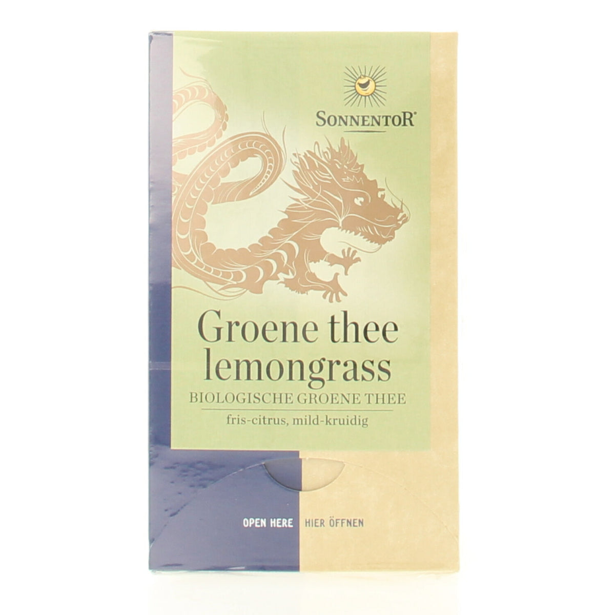 Sonnentor Groene thee lemongrass bio 18 Zakjes