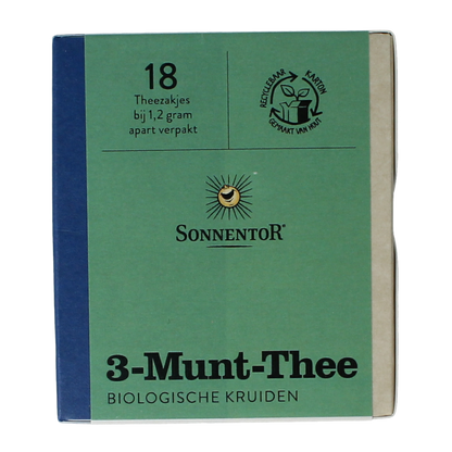 Sonnentor 3 Munt-thee bio 18.00 Zakjes