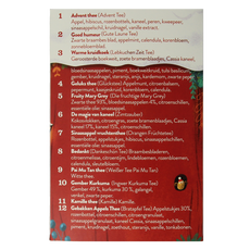 Sonnentor Advent kalender thee bio 24 Stuks