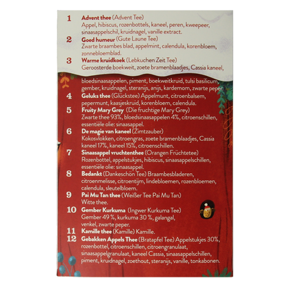 Sonnentor Advent kalender thee bio 24.00 Stuks