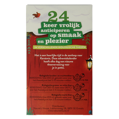 Sonnentor Advent kalender thee bio 24.00 Stuks