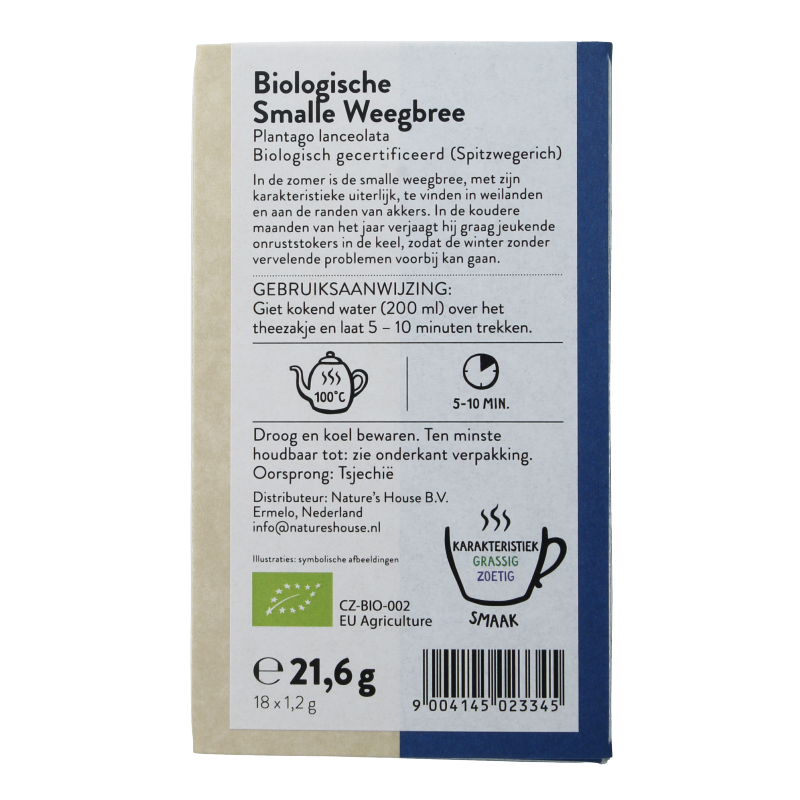 Sonnentor Smalle weegbree thee bio 18 Zakjes