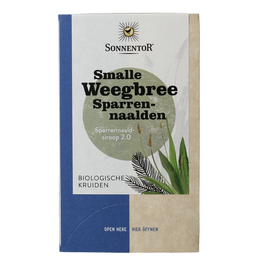Sonnentor Smalle weegbree sparrennaald bio 18 Zakjes