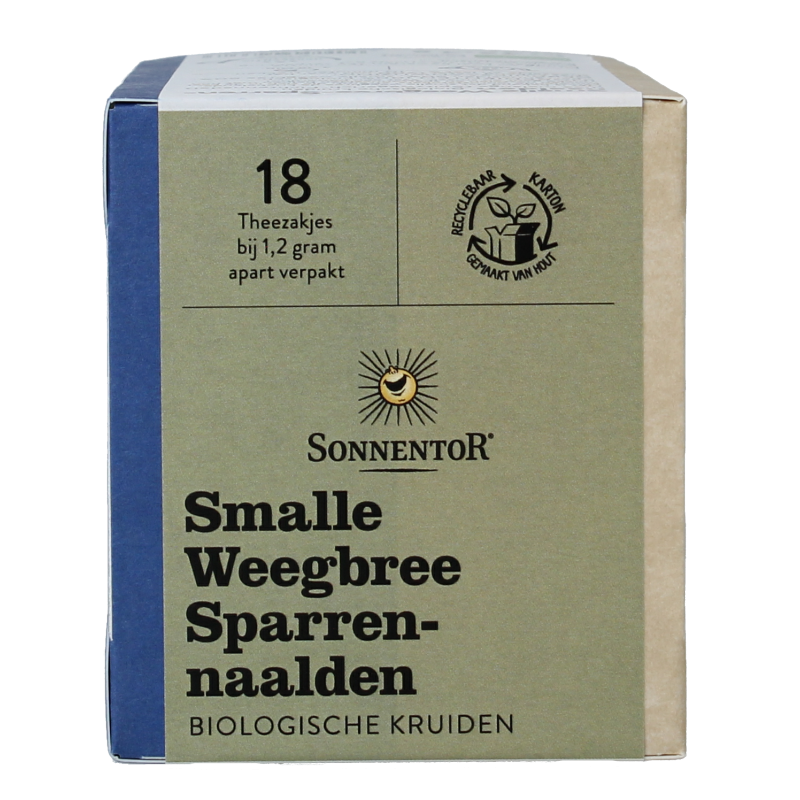 Sonnentor Smalle weegbree sparrennaald bio 18 Zakjes