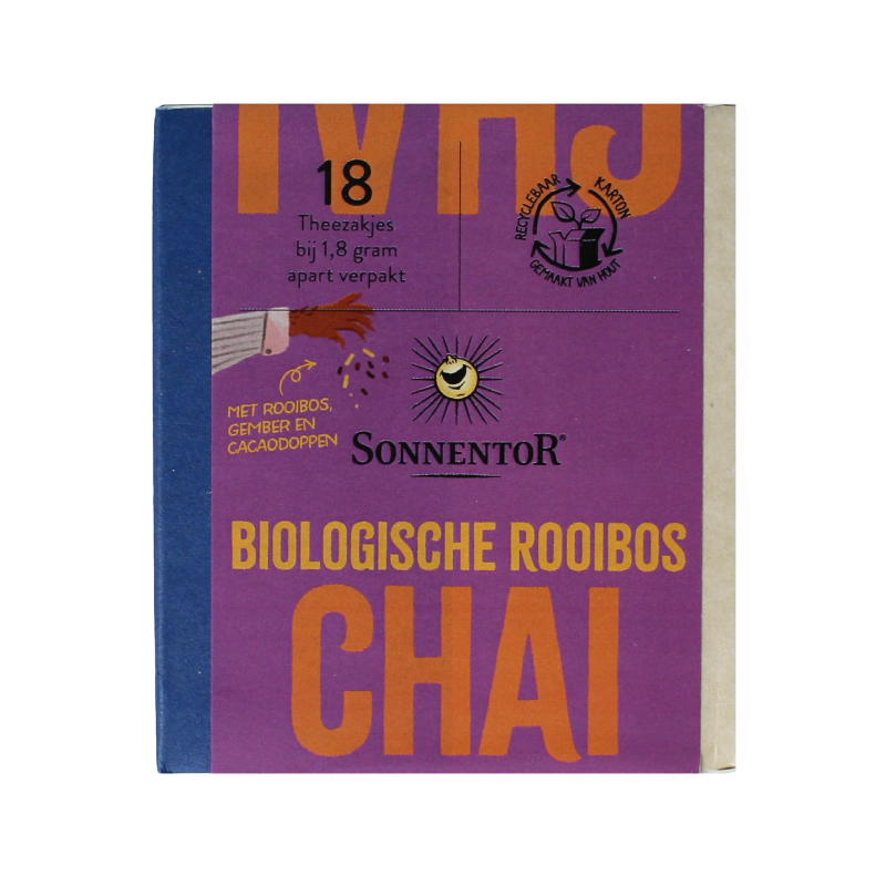 Sonnentor Rooibos chai thee bio 18 Zakjes