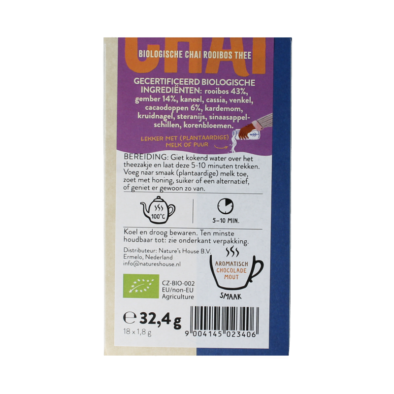 Sonnentor Rooibos chai thee bio 18 Zakjes