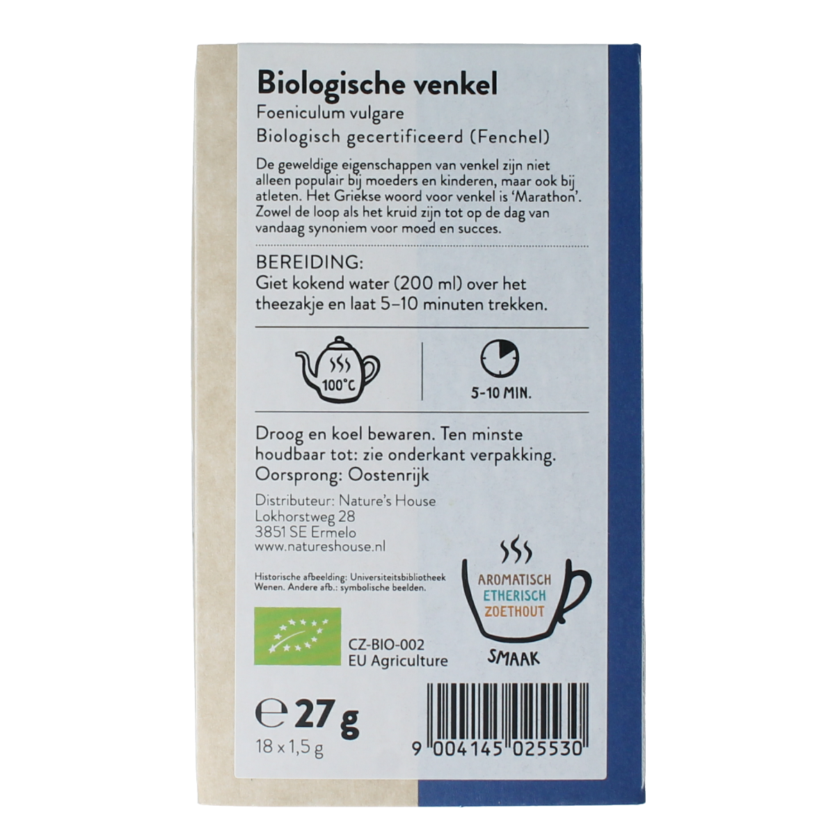 Sonnentor Venkel thee bio 18.00 Zakjes