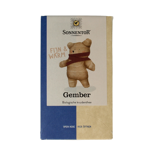 Sonnentor Gember thee bio 18.00 Zakjes