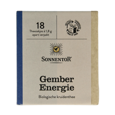 Sonnentor Gember energie thee bio 18.00 Zakjes
