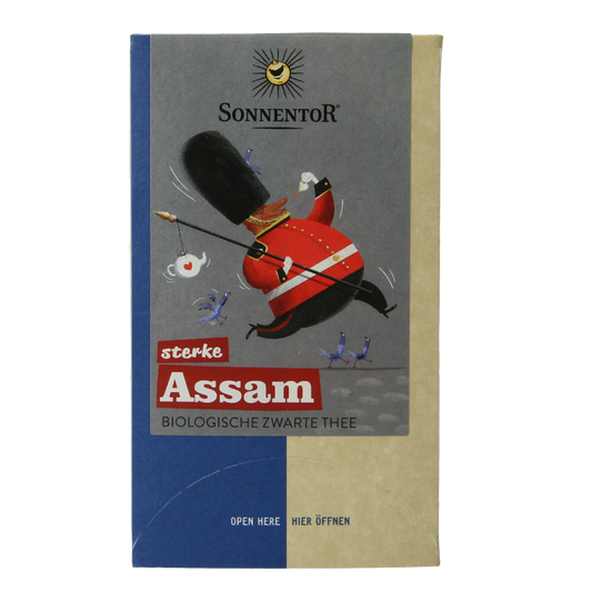 Sonnentor Assam English zwarte thee bio 18 Zakjes