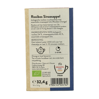 Sonnentor Rooibos & sinaasappel thee bio 18.00 Zakjes