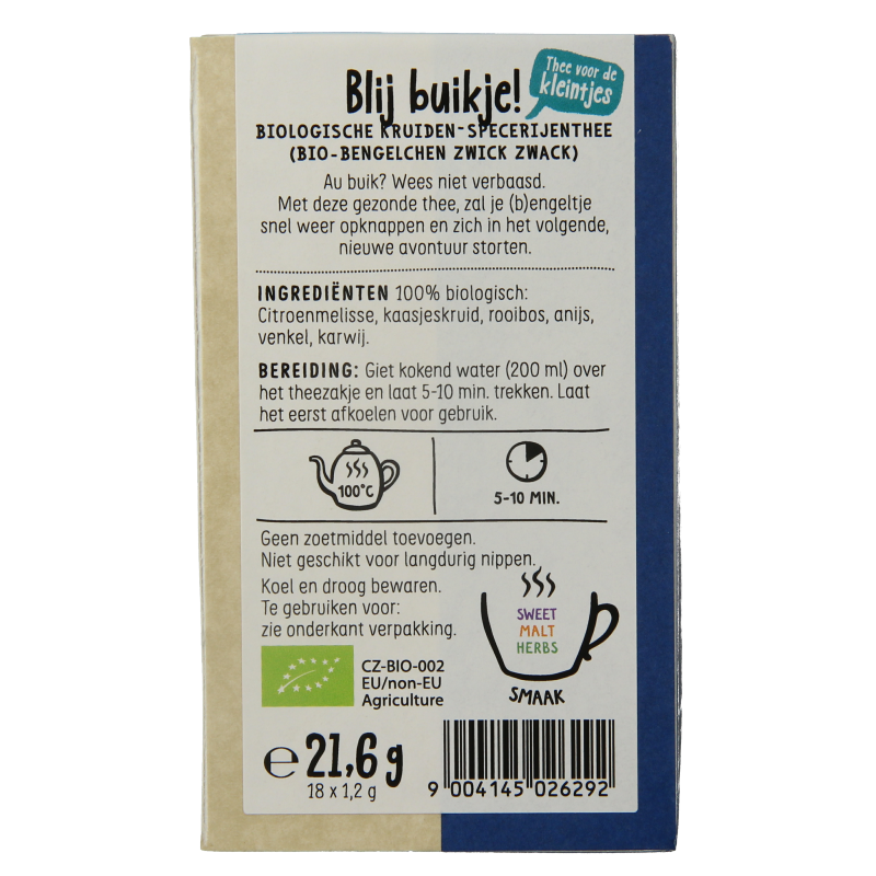Sonnentor Blij buikje thee bio 18 Zakjes