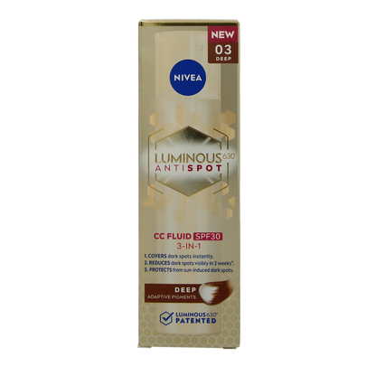 Nivea Cellular luminous 630 fluid dark SPF30 40.00 Milliliter