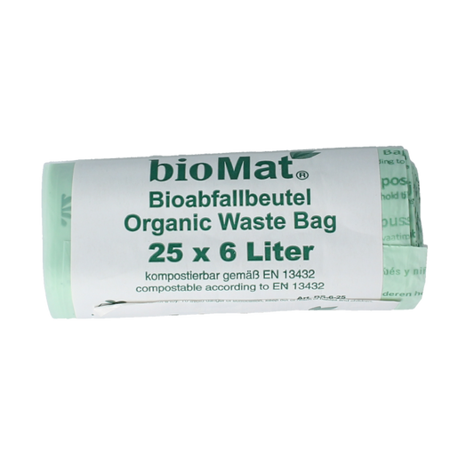 Biomat Wastebag compost 6 liter 25 Stuks