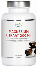 Nutrivian Magnesium citraat 200 mg 100.00 Tabletten