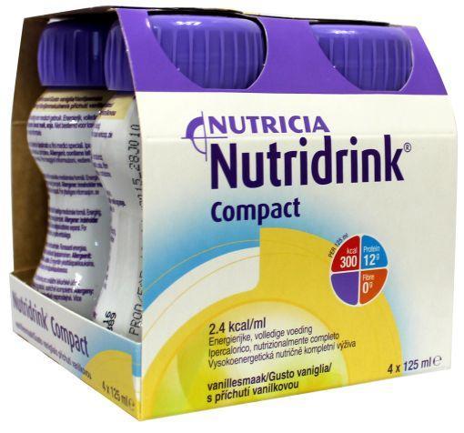 Nutridrink Compact vanille 125ml 4 Stuks