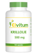 Elvitum  Krill olie 500mg  180 Capsules