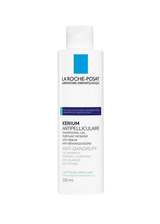 La Roche Posay Kerium gel shampoo anti-roos 200 Milliliter