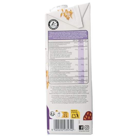 Lima Oat drink sugarfree bio 1.00 Liter