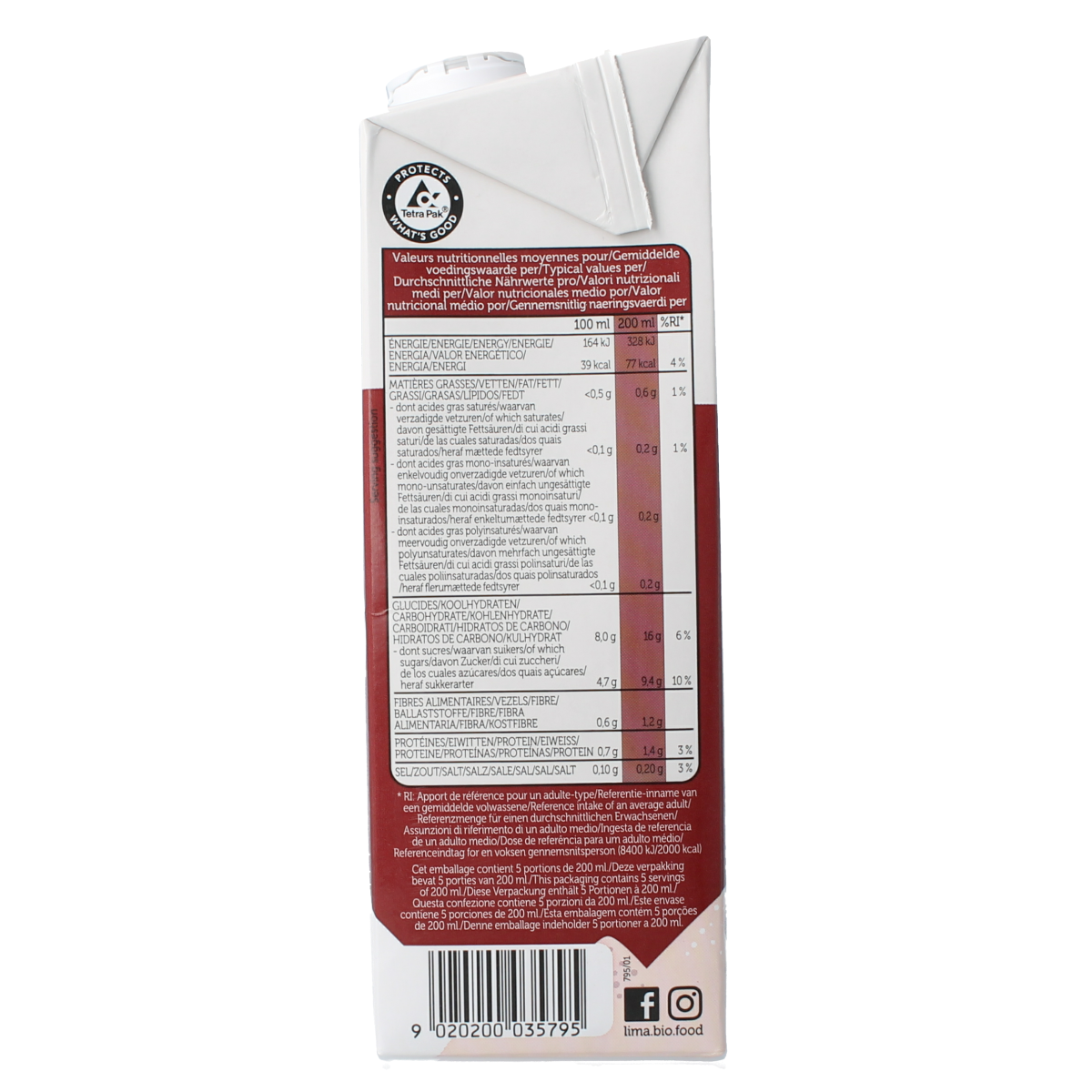 Lima Pur oat drink bio 1.00 Liter