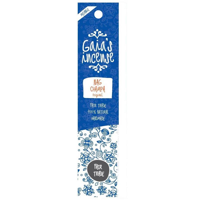 Gaia's Incense Wierook nag champa 15 Stuks