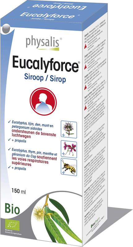 Physalis Eucalyforce siroop bio 150 Milliliter