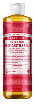 Dr Bronners Liquid soap roos 475 Milliliter