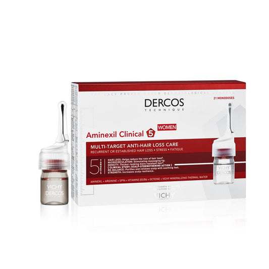 Vichy Dercos aminexil clinical 5 vrouw 21 Stuks