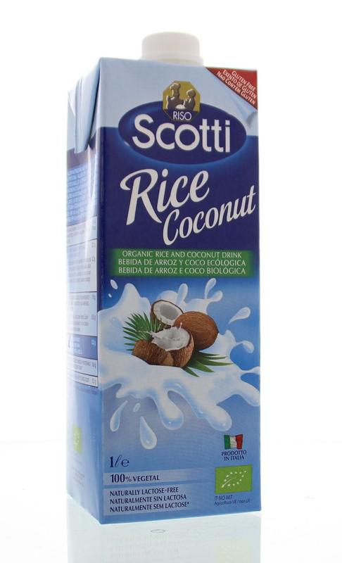 Riso Scotti Rice drink coconut bio 1 Liter