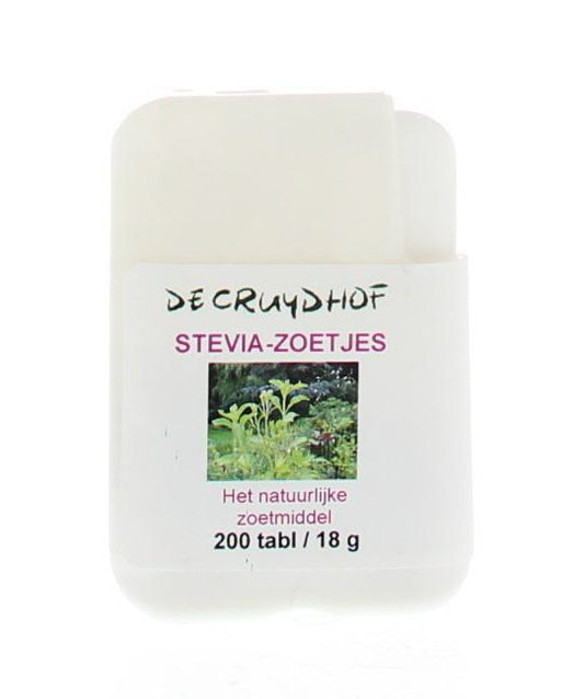 Cruydhof Stevia extract zoetjes dispenser  200 Tabletten
