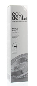 Ecodenta Tandpasta extra triple effect witte klei 100 Milliliter