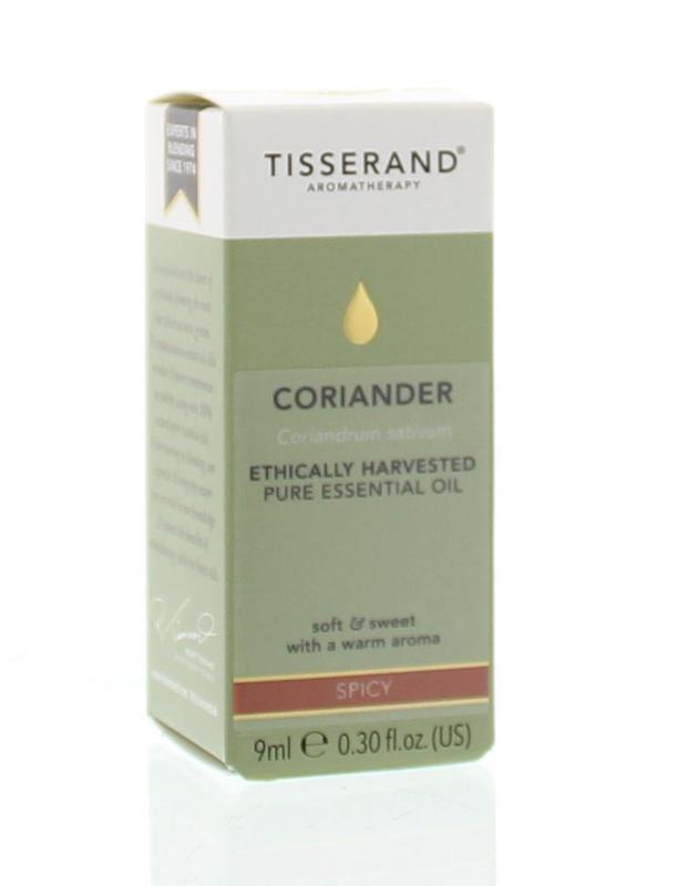 Tisserand Coriander ethically harvested 9 Milliliter