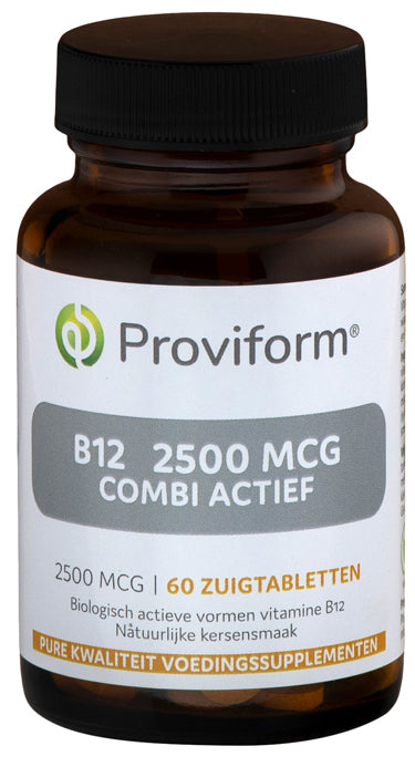 Proviform Vitamine B12 2500mcg combi actief 60 Zuigtabletten