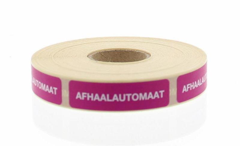 Brocacef Strooketiket afhaalautomaat 12 x 44mm 750 Stuks