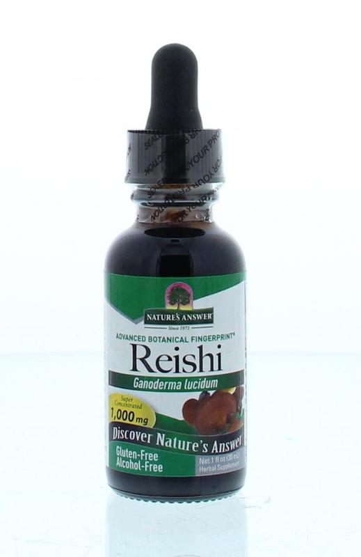 Natures Answer Reishi extract 1:1 alcoholvrij 30 Milliliter