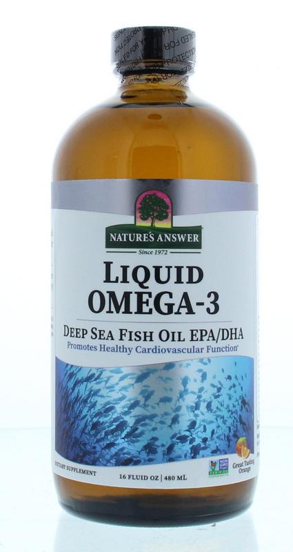 Natures Answer Vloeibaar omega 3 DHA/EPA 1.150mg 480 Milliliter